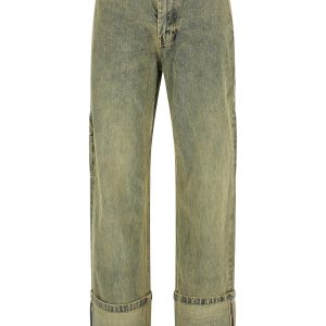 'Cuff Surface Wave' jeans