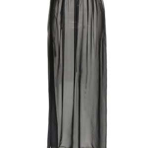 Chiffon long skirt