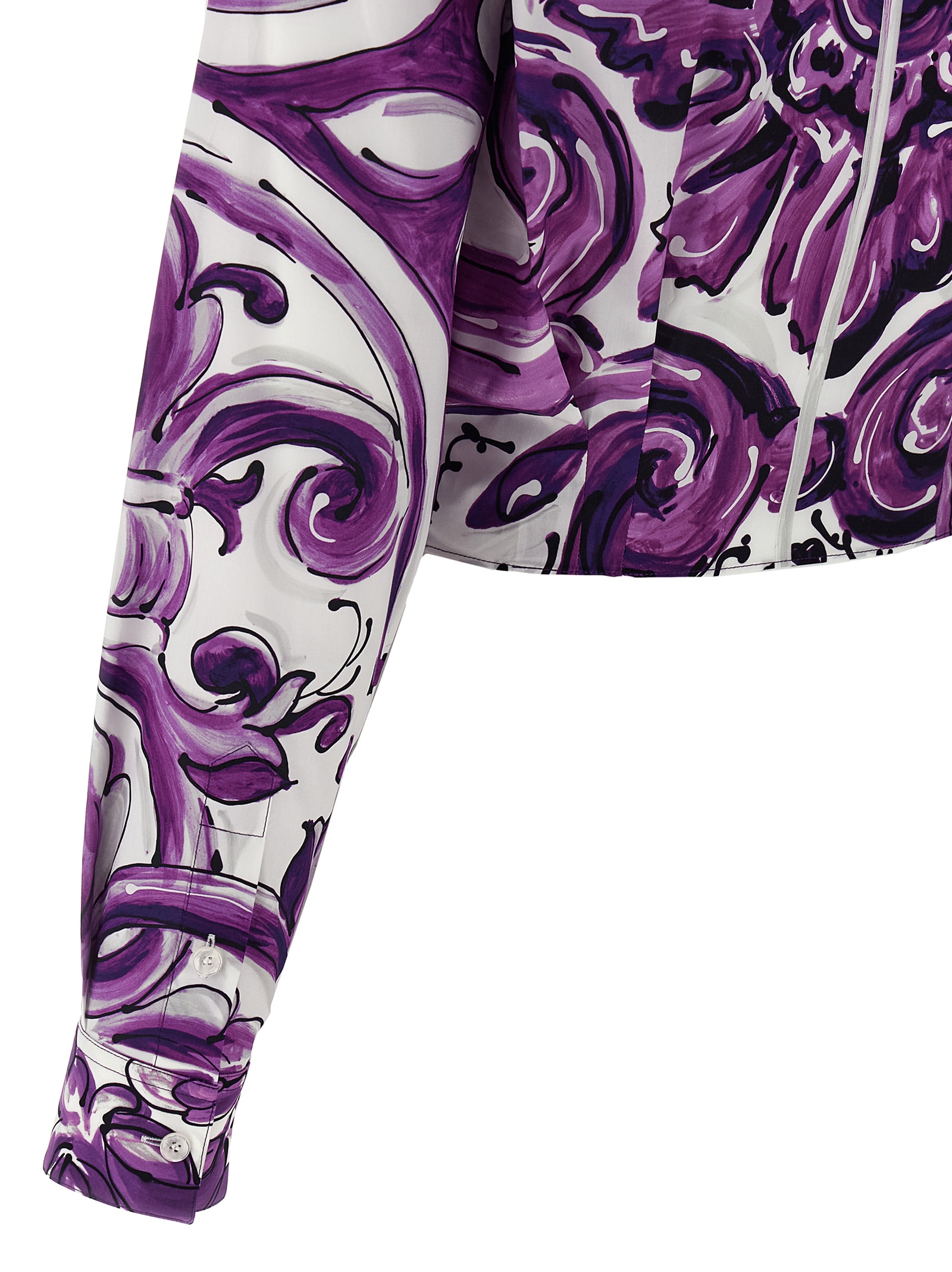 'Maiolica' print shirt - immagine 4