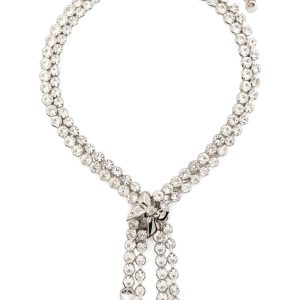 Bow crystals necklace