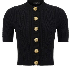 Short sleeve cardigan