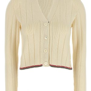 'Ladder Full Needle Rib Stitch' cardigan