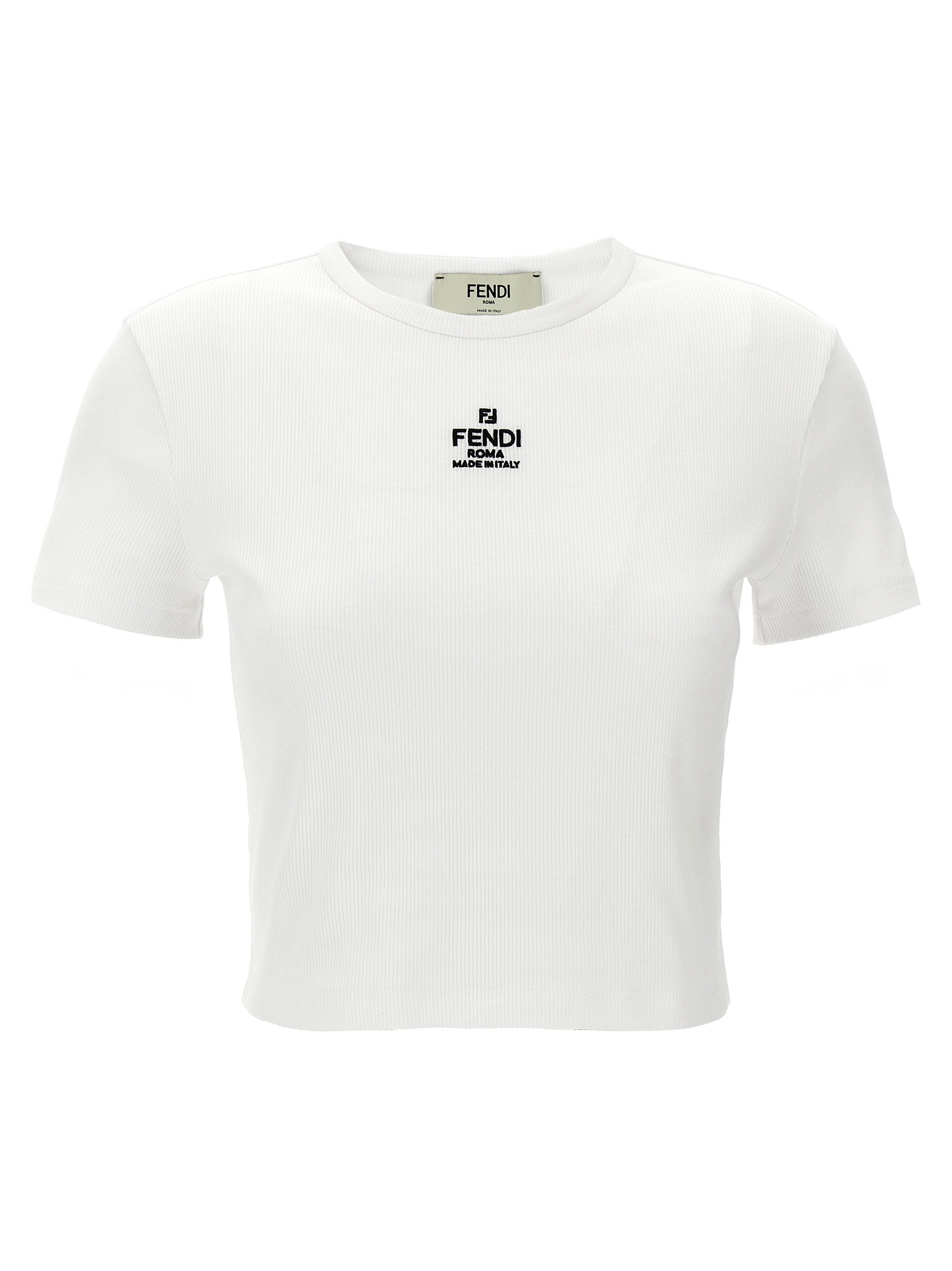 'Fendi' cropped T-shirt