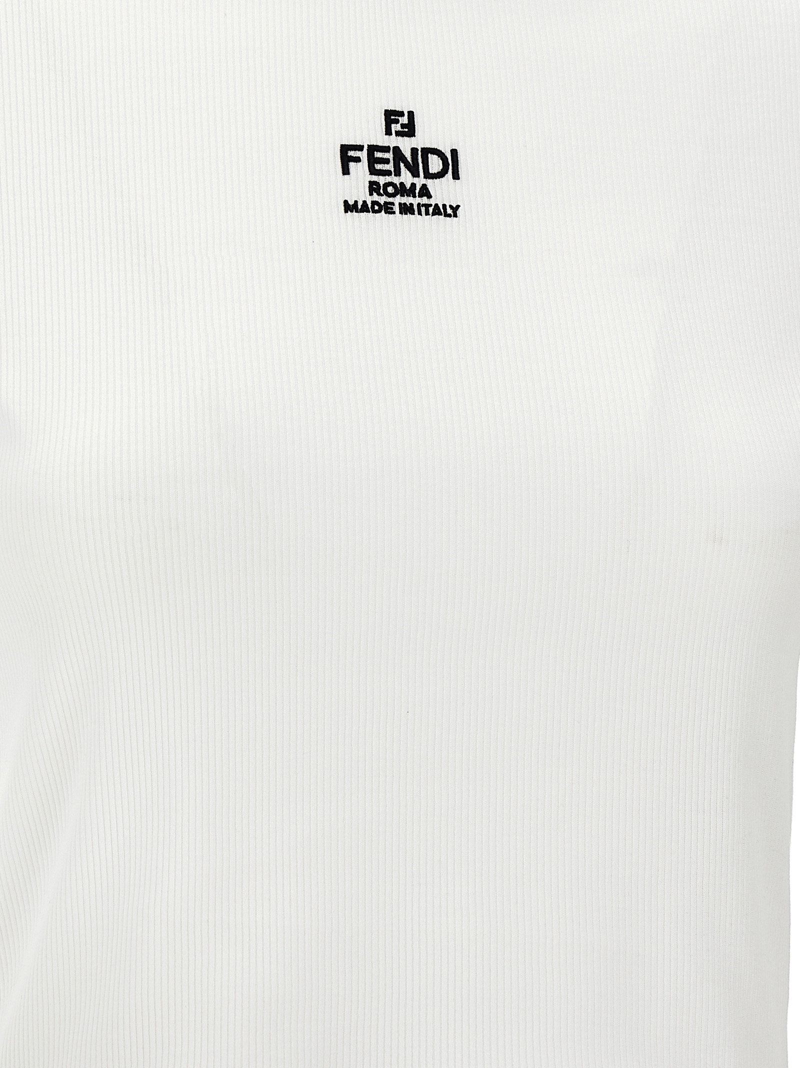 'Fendi' cropped T-shirt - immagine 4