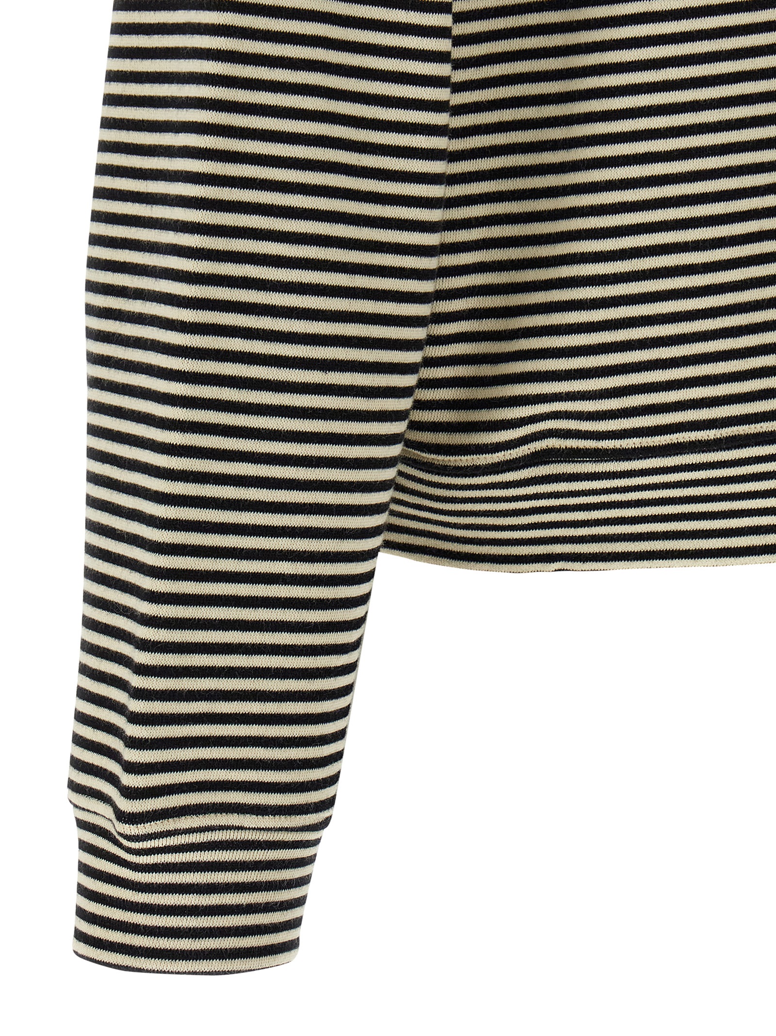 Striped polo sweatshirt - immagine 4