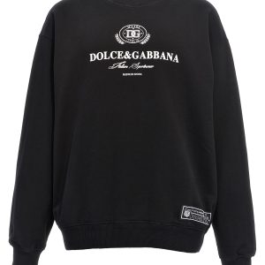 Flocked logo sweatshirt