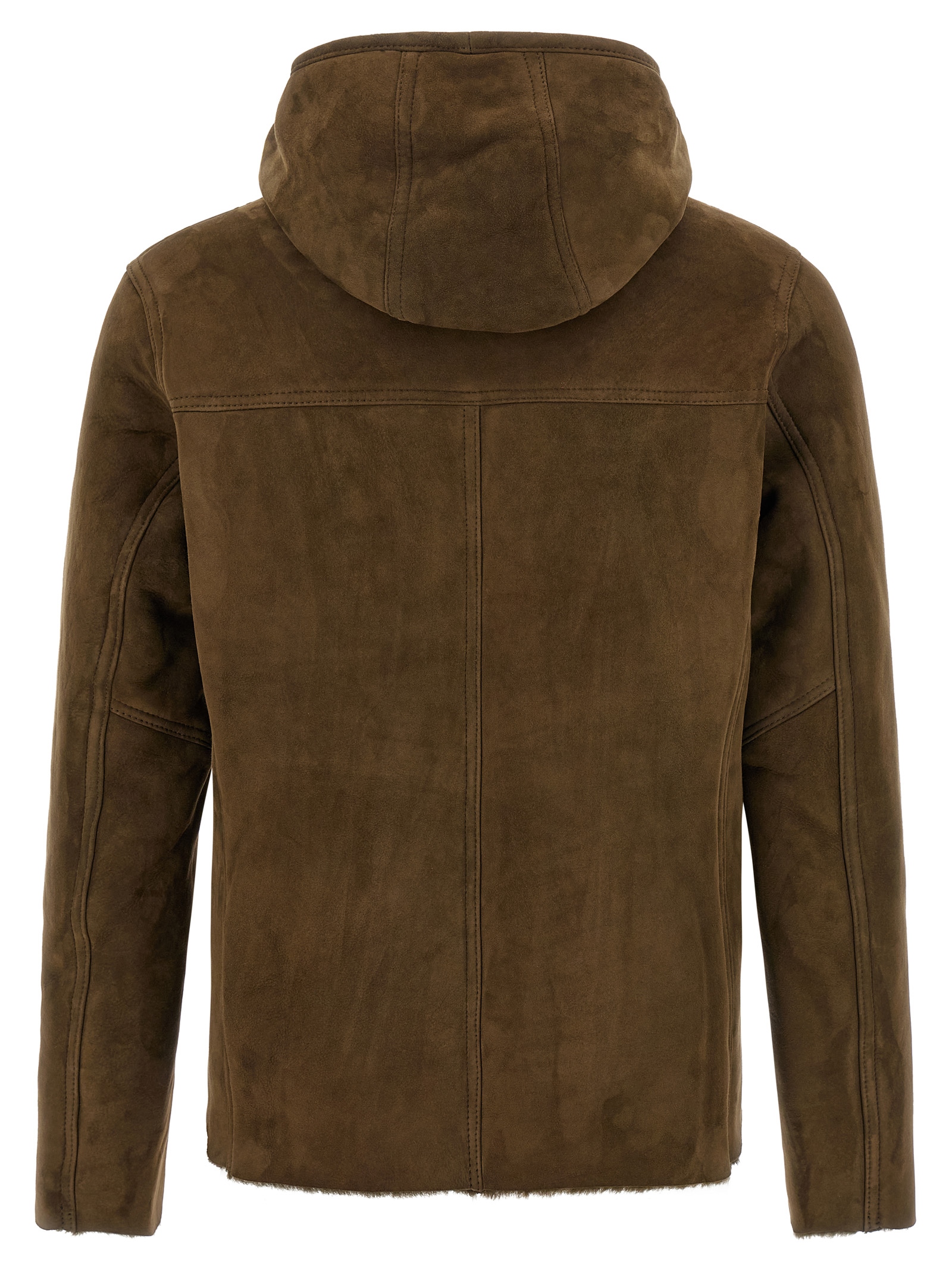 Shearling hooded jacket - immagine 2