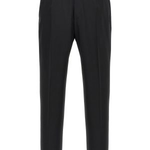 Logo embroidery pants