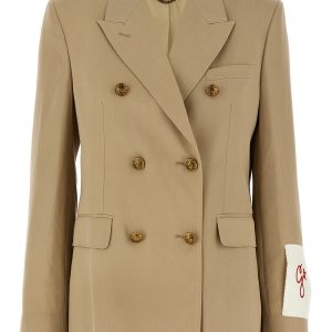 Heraldic buttons blazer