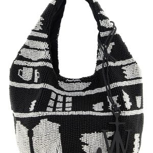 'Beaded' mini shopping bag