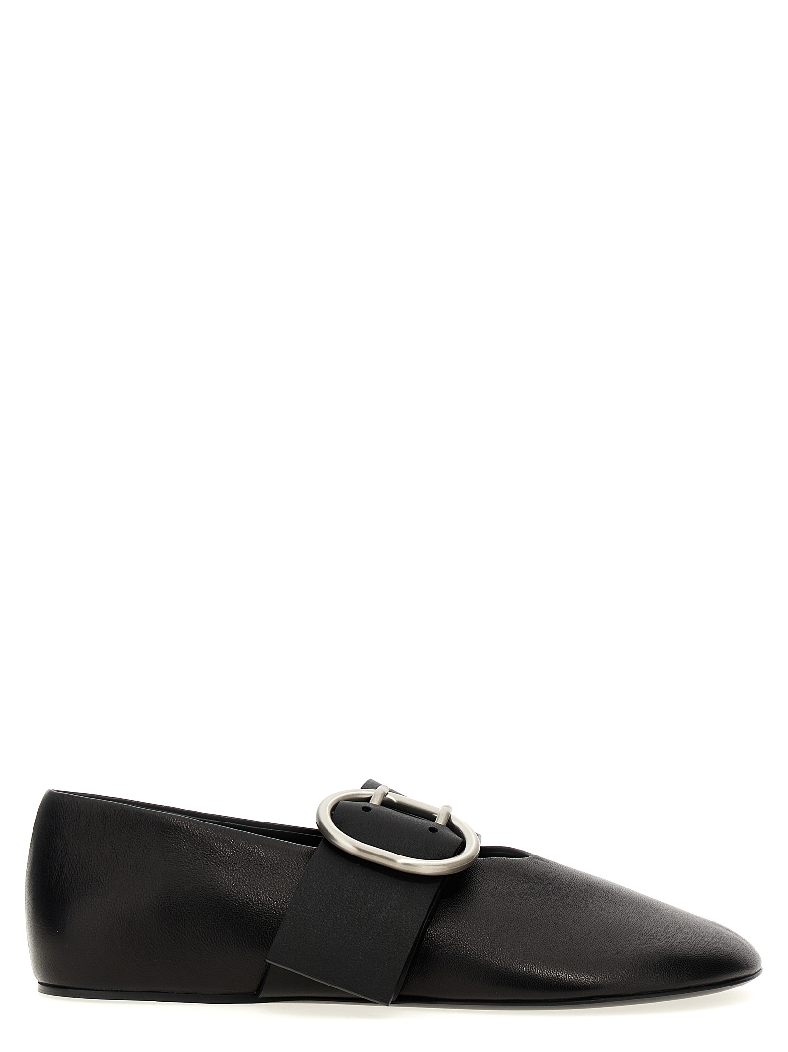 Buckle ballet flats