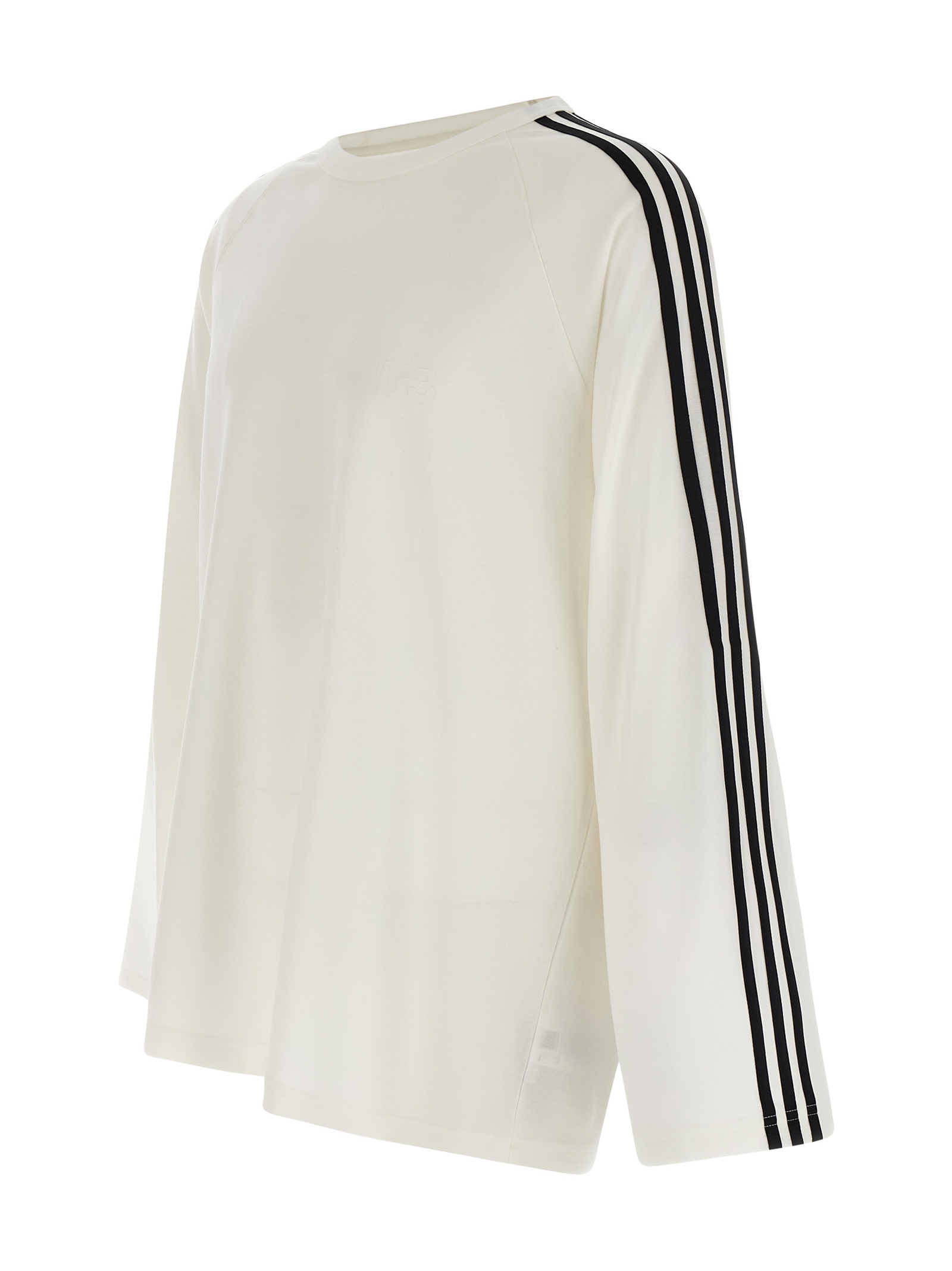 'Y-3 Long Sleeve Tee 3-Stripes' T-shirt - immagine 3
