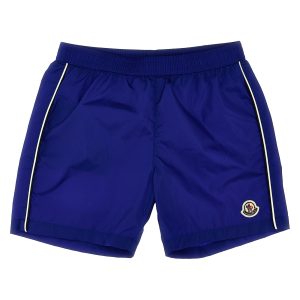 Logo patch swim shorts