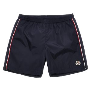 Logo patch swim shorts