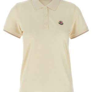 Logo patch polo shirt