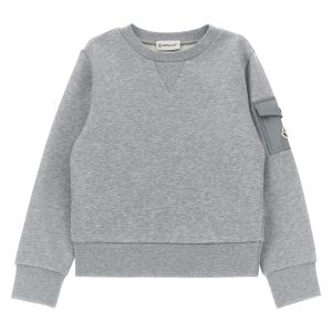 Nylon pocket sweatshirt