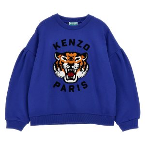Logo embroidery sweatshirt