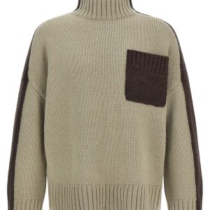 'Two Tone Patch Pocket' sweater