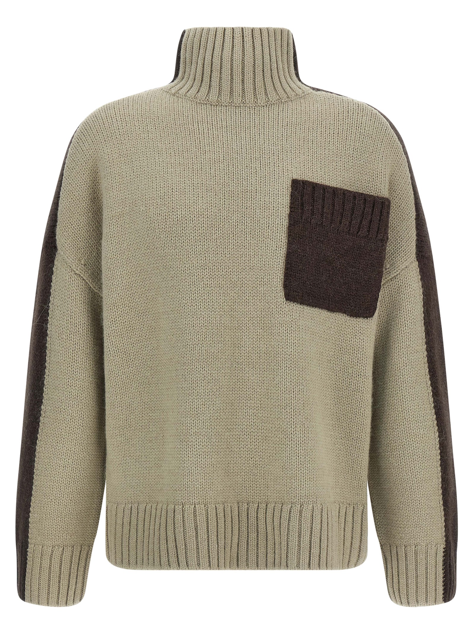 'Two Tone Patch Pocket' sweater
