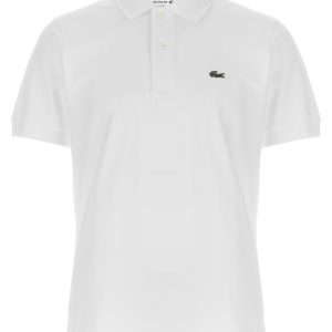 Logo patch polo shirt