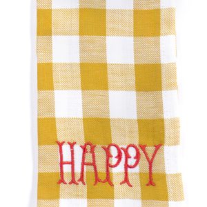 'Happy' napkin