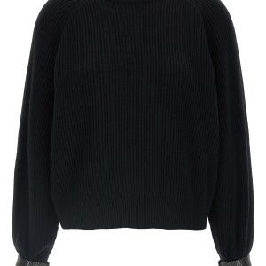 'Monile' cuffs sweater