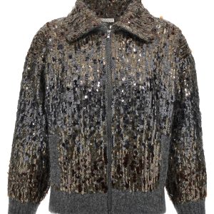 'Dazzling Dégradé Embroidery' cardigan