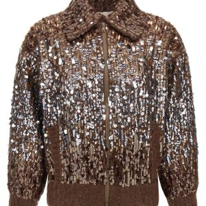 'Dazzling Dégradé Embroidery' cardigan