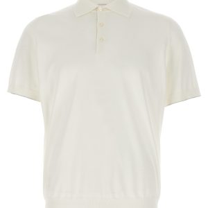 Stretch cotton polo shirt