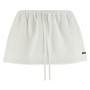 Logo embroidery skirt