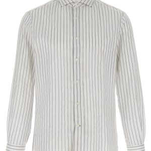 Striped canvas shirt