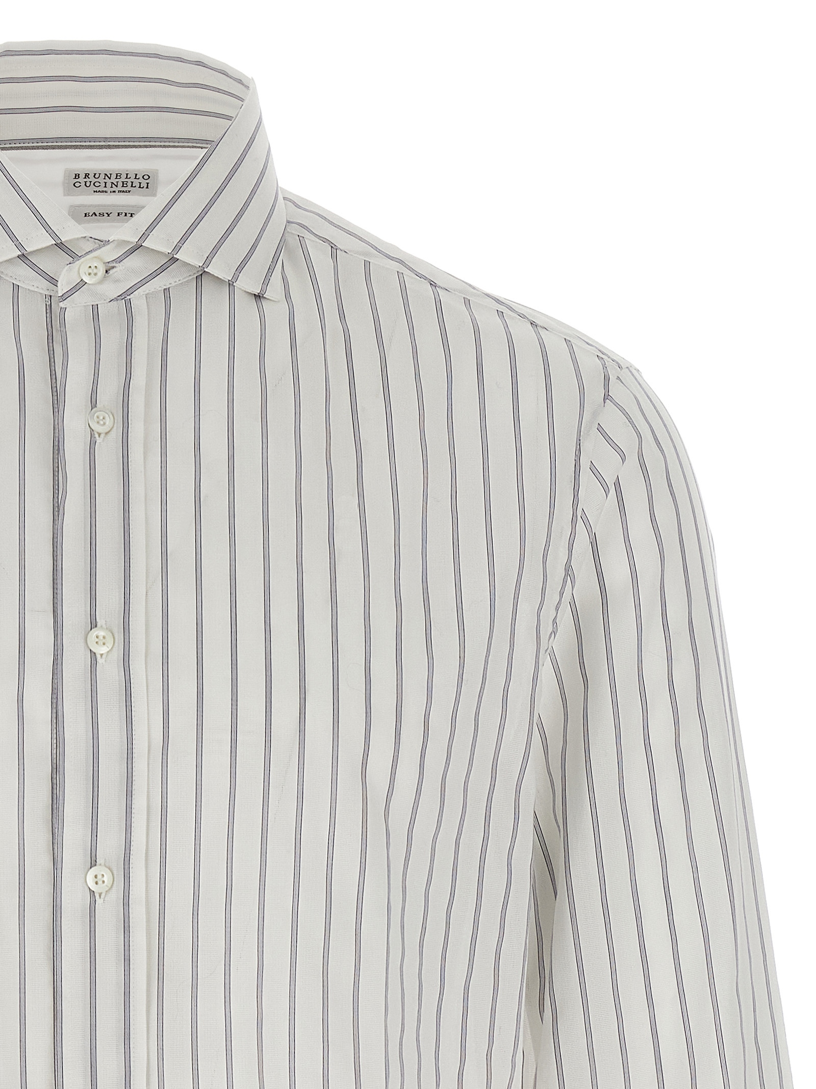 Striped canvas shirt - immagine 3