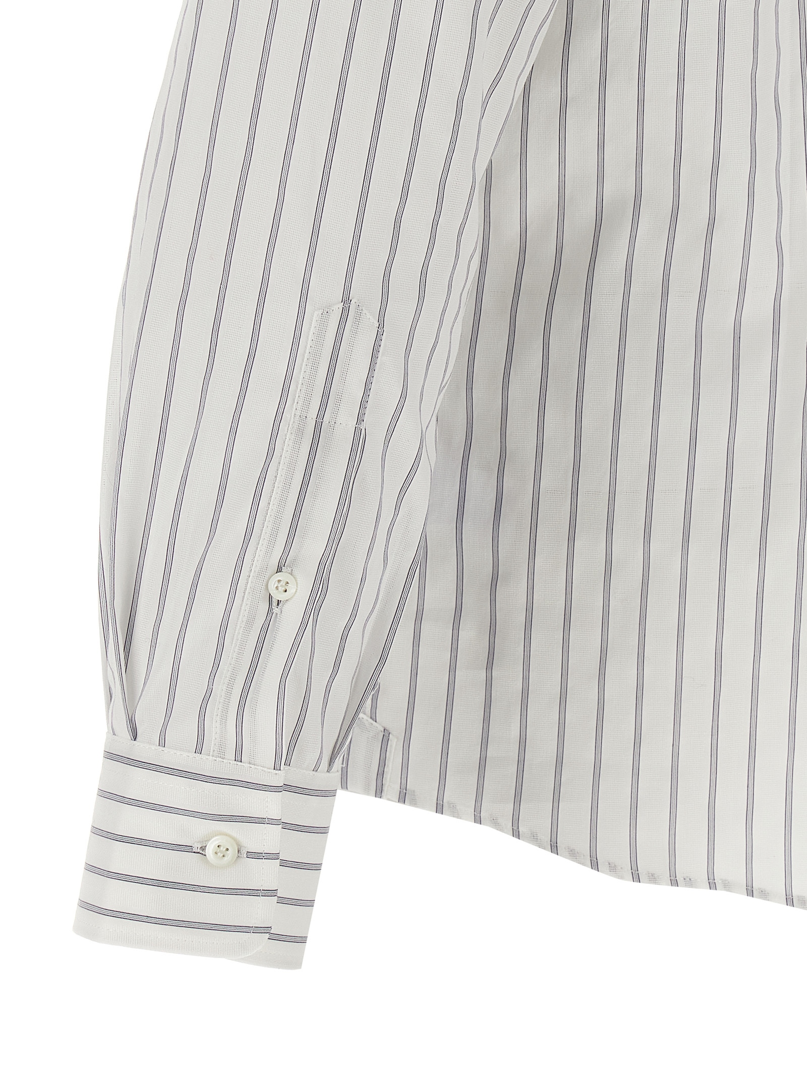 Striped canvas shirt - immagine 4