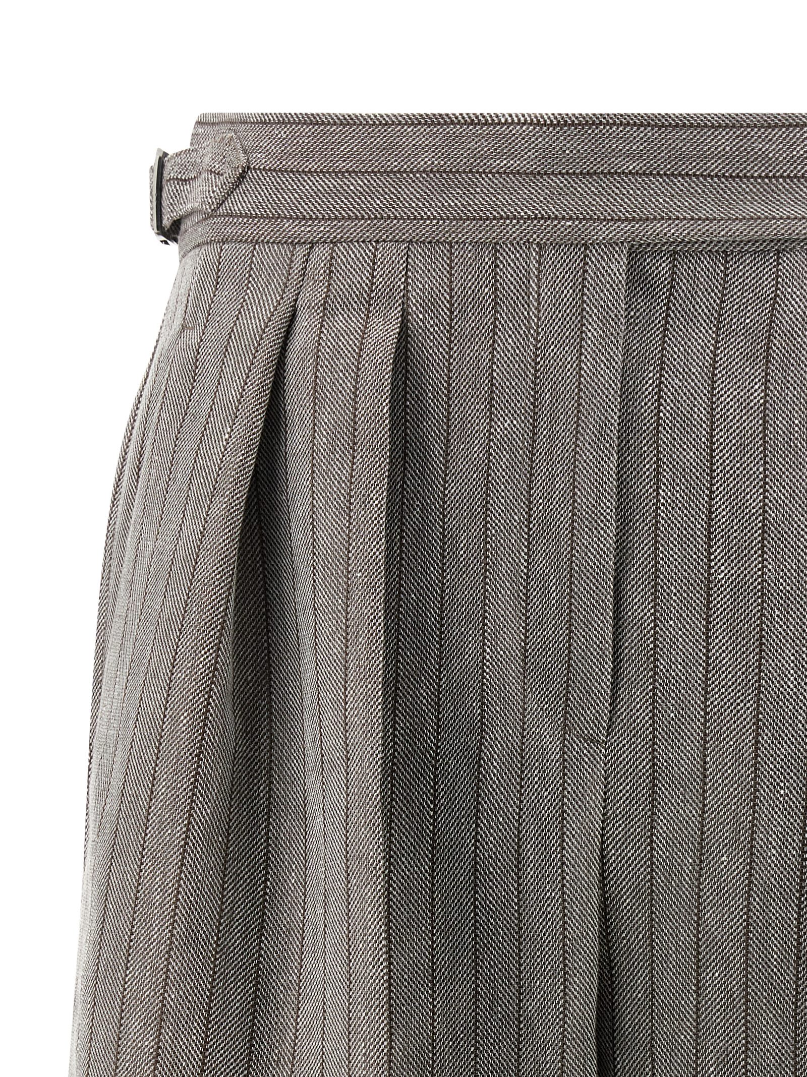 Herringbone bermuda shorts - immagine 3