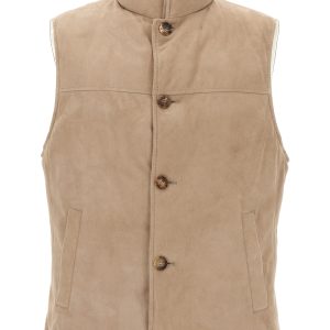 Suede vest