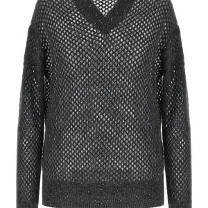 'Rustic Dazzling Net' sweater