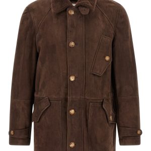 Parka model sheepskin jacket