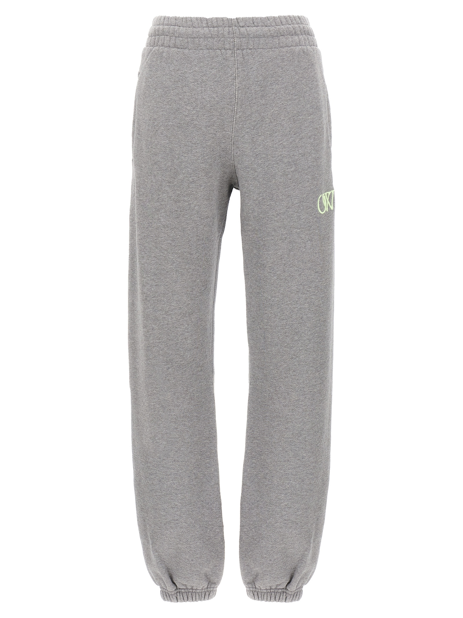 'Ow' embroidered joggers