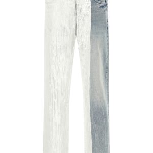 'Crackle Silver' jeans