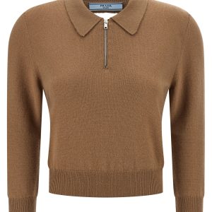 Wool polo shirt