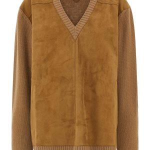 Suede sweater