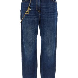 Jewel chain jeans