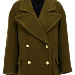 Palm embroidery coat