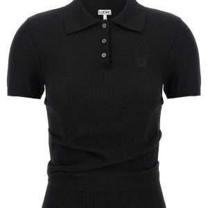 Curled hips polo shirt