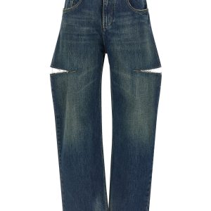 Cut-out jeans