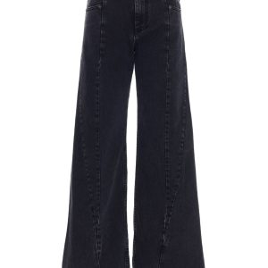 Jeans asymmetrical waist