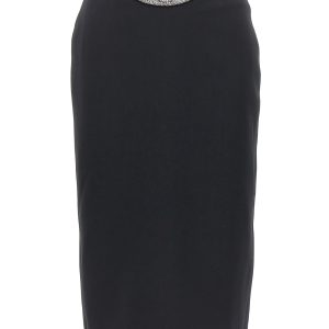 'Puffer Circle Embroidery' skirt