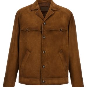 Suede blouson