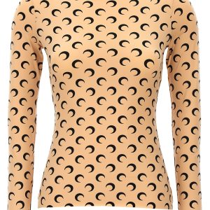 'Moon Printed Jersey' top