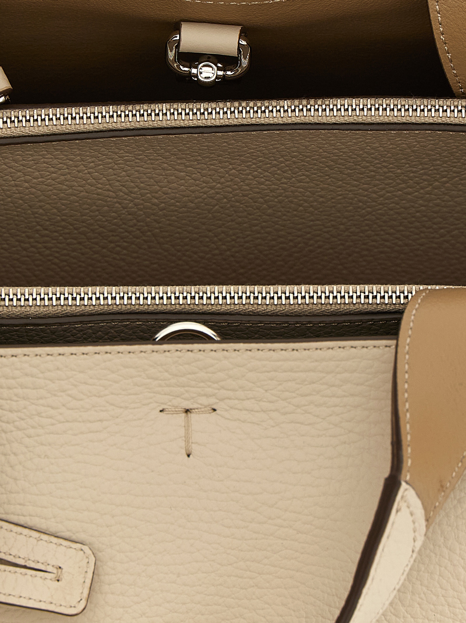 Mini leather handbag - immagine 4